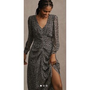 Velvet by Graham & Spencer Cailey Long-Sleeve Midi Dress